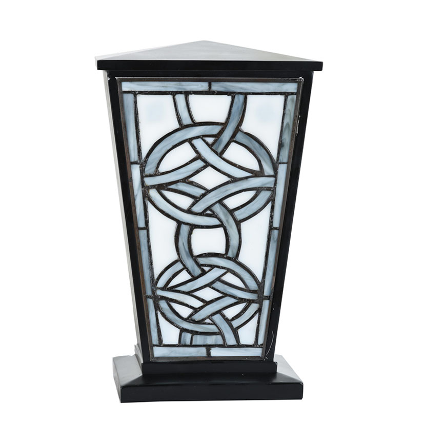 Stained Glass Cremation Urn for Ashes Large Midnight Black eBay